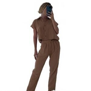 NEW PARENTEZI women's eze pant in butter
